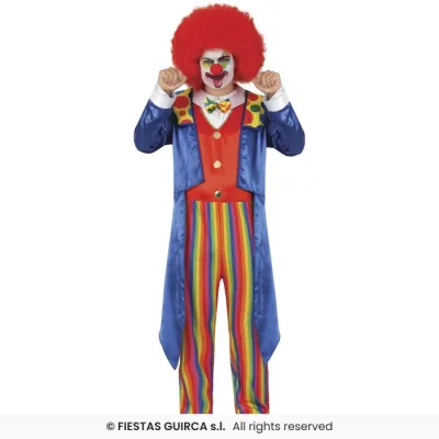 DISFRAZ ADULTO PAYASO T-S 79878