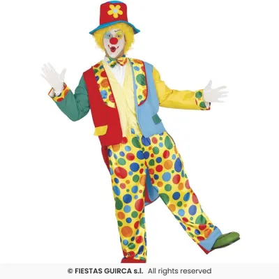 DISFRAZ ADULTO PAYASO T-M 84933