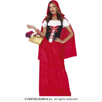 DISFRAZ ADULTO CAPERUCITA T-S 86705
