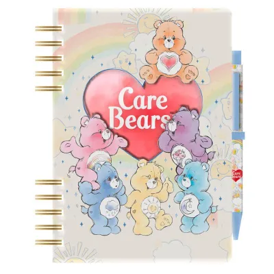CUADERNO CARE BEARS PEGATINA Y BOLI SET86-01CB