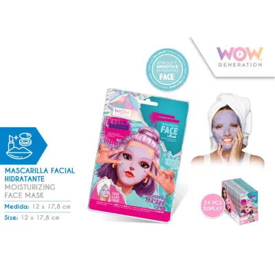 MASCARILLA FACIAL HIDRATANTE WOW00138