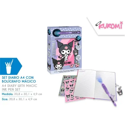 DIARIO CON BOLI MAGICO KUROMI KU00053