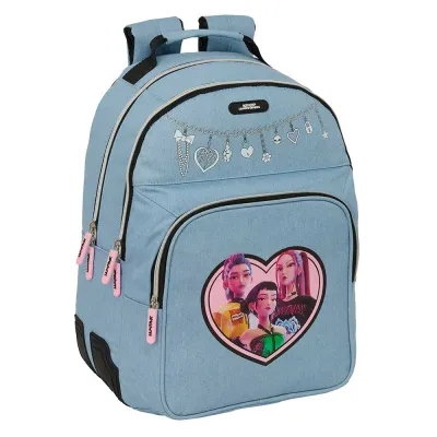 MOCHILA K-POP CELESTE 44CM 642651773