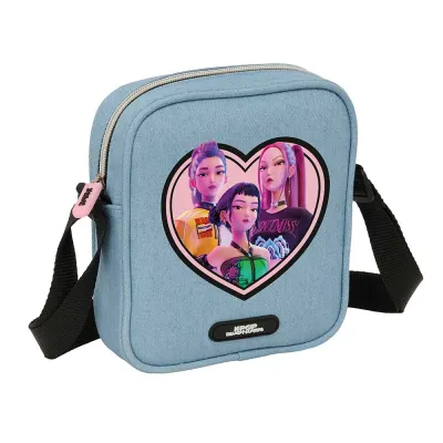 BOLSITO BANDOLERA K-POP CELESTE 642651222