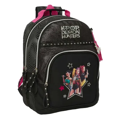 MOCHILA K-POP NEGRA 44CM 642668773