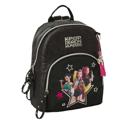 MOCHILA K-POP NEGRA 30CM 642668846