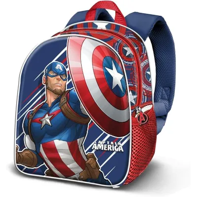 MOCHILA 3D CAPITAN AMERICA 30CM 09562