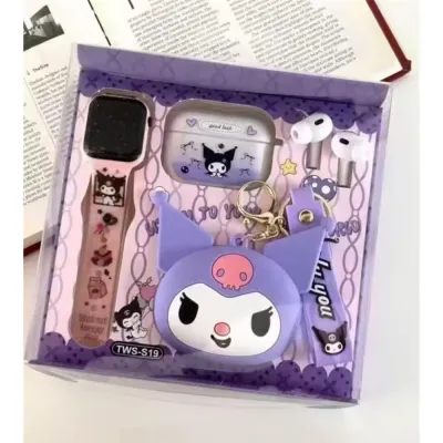 SET RELOJ+LLAVERO +IPODS KUROMI 55520