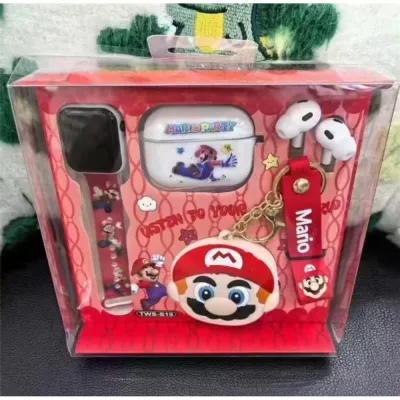 SET RELOJ +LLAVERO+ IPODS MARIO 03051
