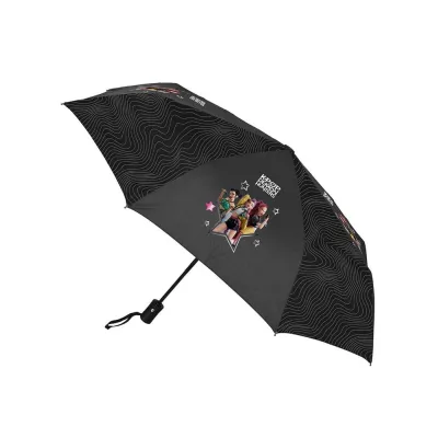 PARAGUAS PLEGABLE K-POP NEGRA 58CM 342668139