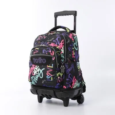 MOCHILA COMPACT TOTTO LETRY  MA03ECO006-2616P-7EZ