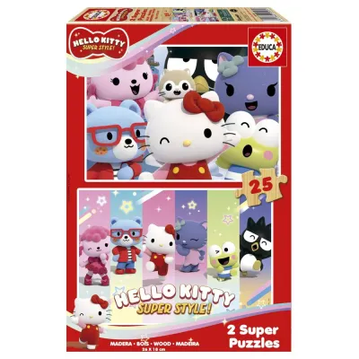 PUZZLE 2X25 HELLO KITTY 20507
