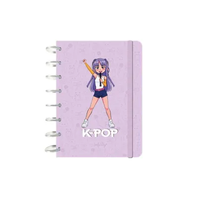 BLOCK A5 100 HOJAS K-POP LILA A52659LI
