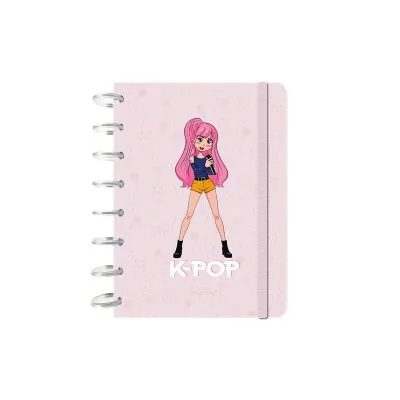 BLOCK A5 100 HOJAS K-POP ROSA A52659RS