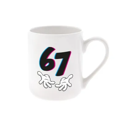 TAZA SIX SEVEN  NEGRA TZ2663-01