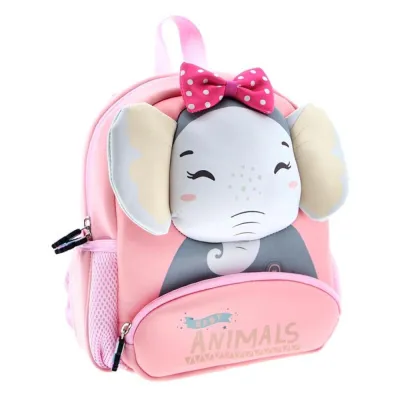 MOCHILA 3D ELEFANTE ROSA MOT0004