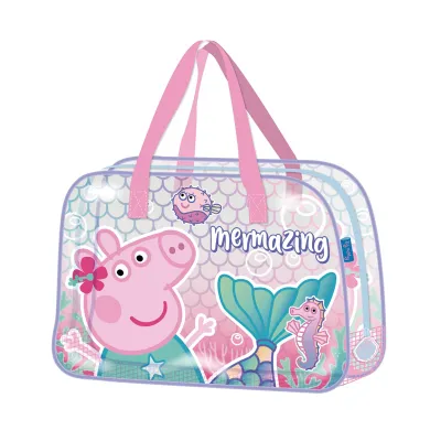 BOLSA PLAYA TRANSPARENTE PEPPA PIG PP17137