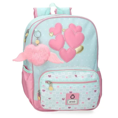 MOCHILA ENSO HEARTS 38CM 99623D1