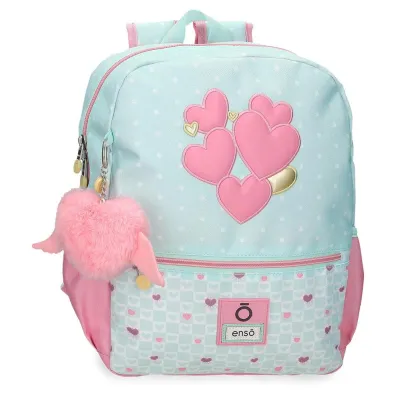 MOCHILA ENSO HEARTS 33CM 99622D1
