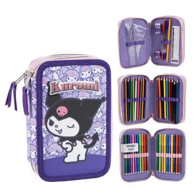PLUMIER TRIPLE COMPLETO KUROMI 2700002311