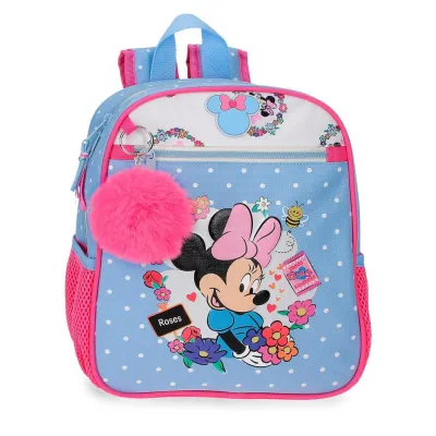 MOCHILA MINNIE FLOWERS 28CM 43121F1