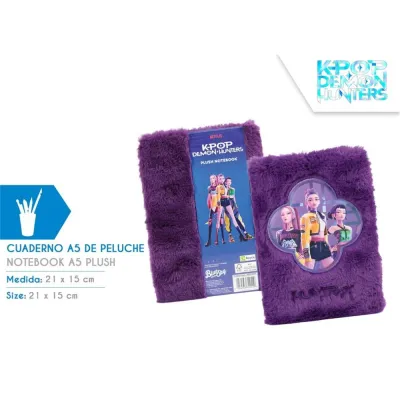 LIBRETA A 5 PELUCHE K-POP KD722519