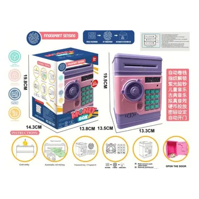 HUCHA CAJA FUERTE ROSA ELECTRONICA  26214