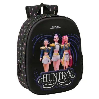 MOCHILA K-POP NEGRA  33CM  642676890