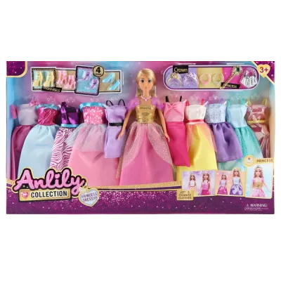 MUÑECA ANLILY CON 10 VESTIDOS 26489