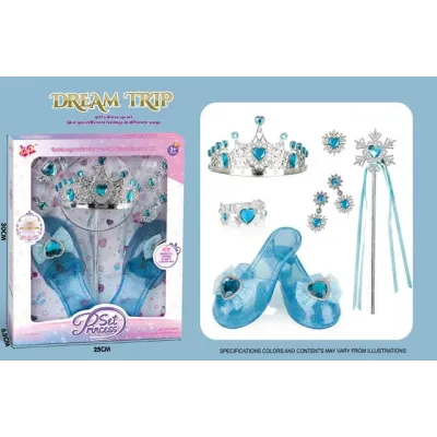 SET ACCESORIOS PRINCESA Y ZAPATOS 26123