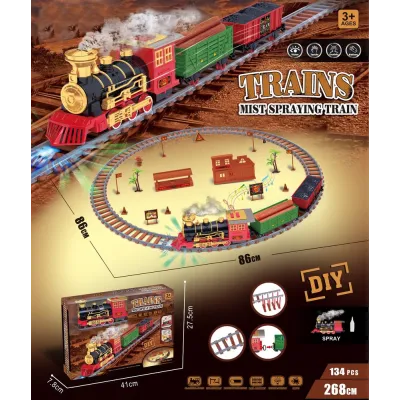 TREN ELECTRICO HUMO LUZ Y SONIDO 26465