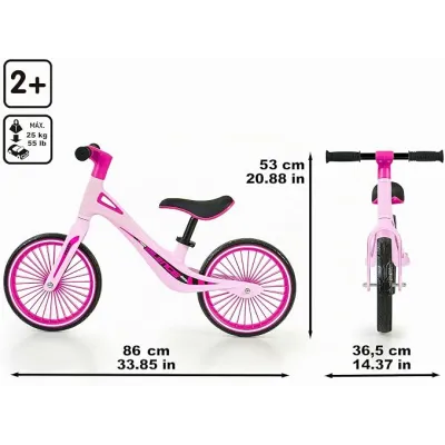 BICICLETA FEBER SIN PEDALES ROSA FED58000