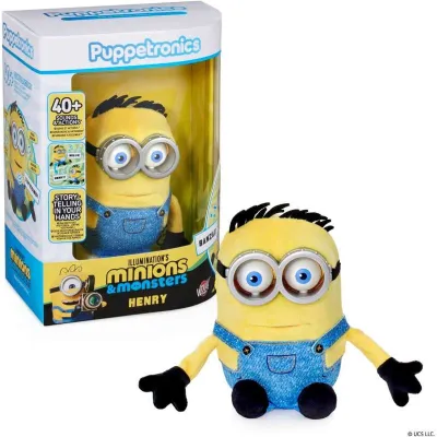 PELUCHE MINIONS HENRY PAL PUPPETRONIC REN00300