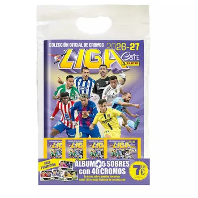 PACK ALBUM Y 5 SOBRES LA LIGA ESTE 26/27 28865