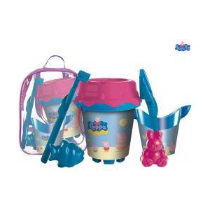 MOCHILA CON CUBO PLAYA PEPPA PIG 14010