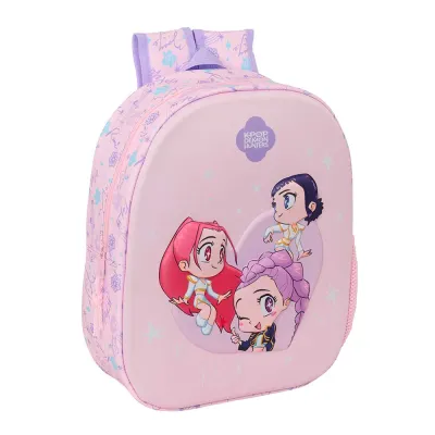 MOCHILA 3D K-POP LILA 30CM 642695890