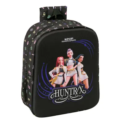 MOCHILA 3D K-POP NEGRA 27CM  642676011