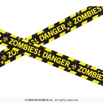 CINTA POLICIA ZOMBIE 6M 19642