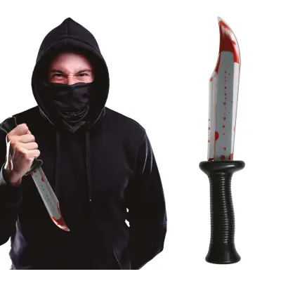 CUCHILLO CON SANGRE 34CM 29199