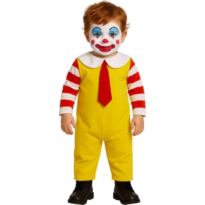 DISFRAZ BEBE PAYASO BURGUER T-18-24M 76233
