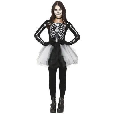 DISFRAZ ADULTO SKELETO MUJER T-14-16 77913