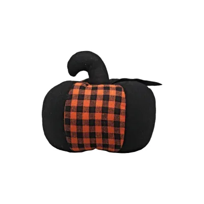 CALABAZA TELA NEGRO/NARANJA 19X12.5  82175