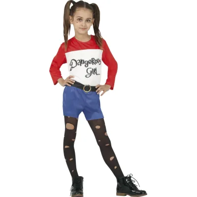 DISFRAZ HARLEY QUEEN DANGEROUS T-5-6 77016