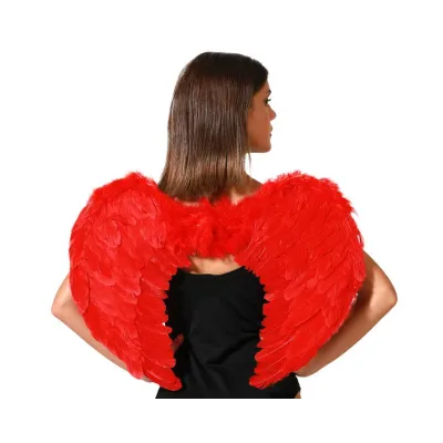ALAS PLUMAS ROJAS 60X45 78124