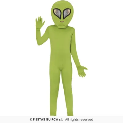 DISFRAZ ALIEN VERDE T-10-12 78302