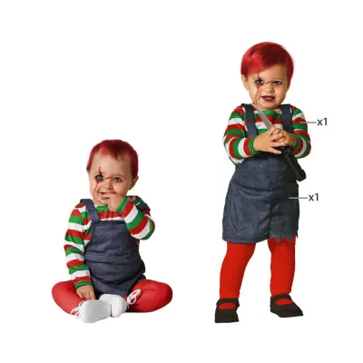 DISFRAZ BEBE CHUCKY NIÑA T-24M 80669