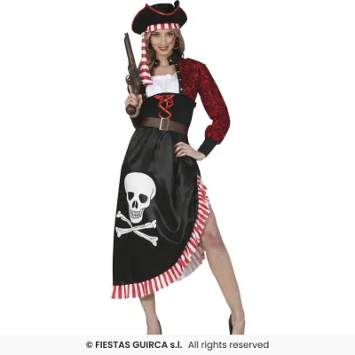 DISFRAZ ADULTO PIRATA MUJER T-S 79354