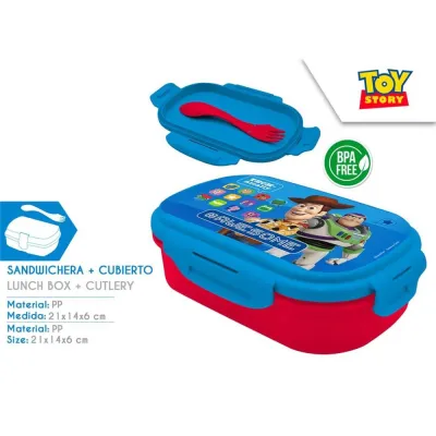 SANDWICHERA CON CUBIERTO TOY STORY TS00011