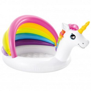 PISCINA UNICORNIO CON TOLDO 127X120X69 57113