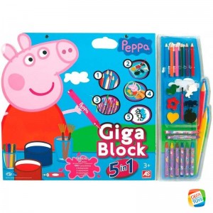 GIGA BLOCK PEPPA PIG 5 EN 1 21804